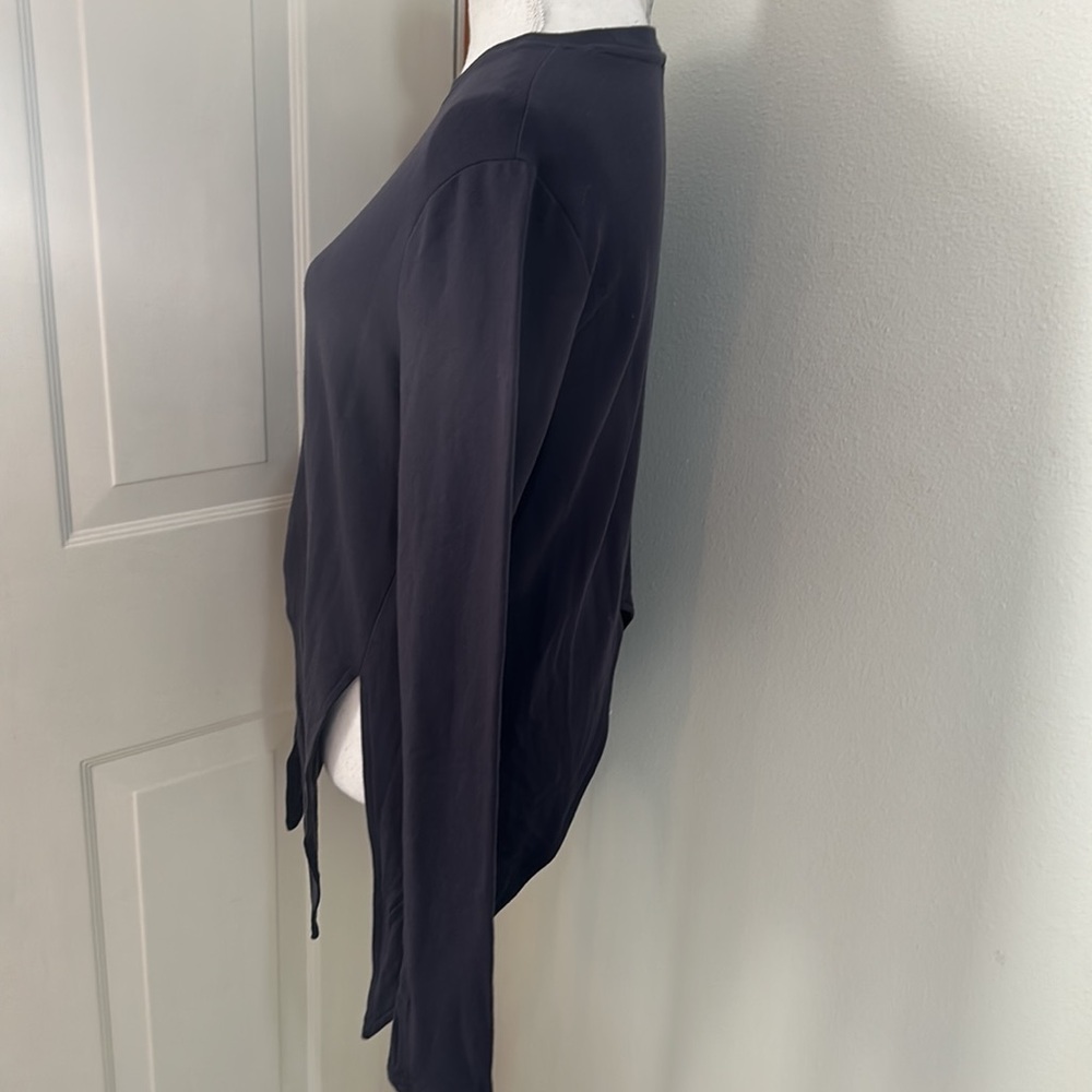 Athleta Samsara Nirvana Grey Side Tie Sweatshirt S - Picture 6 of 13